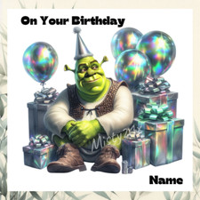 Personalised SHREK Happy