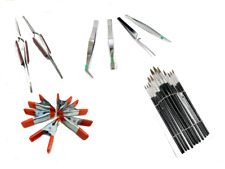 24pc Precision Craft Hobby Tool Kit Tweezers Clamps Brushes Airfix Model Makers