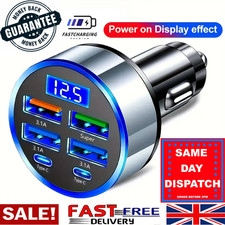 6 Sockets Car Phone Charger