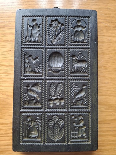 Antique german springerle j - german, springerle.