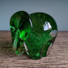 Wedgwood Art Glass Elephant