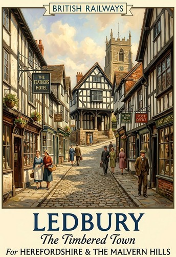 British travel poster print - ,