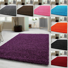 Thick Shaggy Large Rugs Non Slip Hallway Runner Rug Living Room Carpet Soft Pile