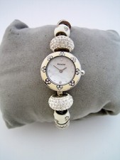 ACCURIST WATCH CHARMED WOMENS LB1444WC STAINLESS STEEL CRYSTALS GENUINE