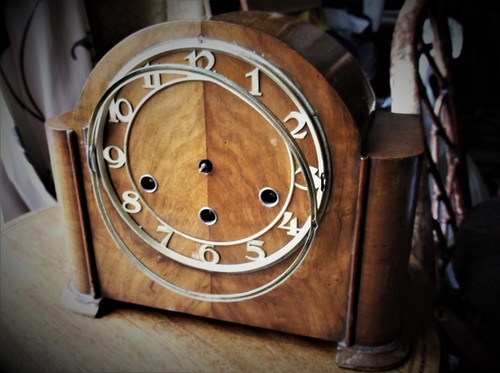 Vintage art deco walnut - deco,