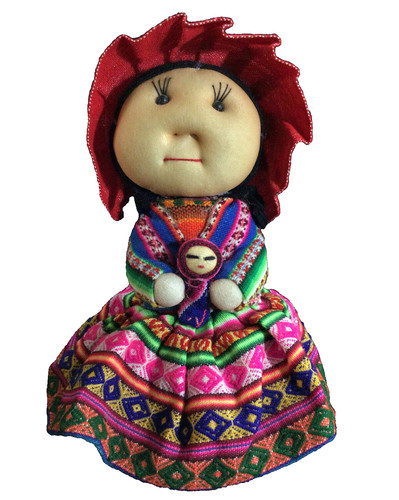 Peruvian mant doll inca - mant,