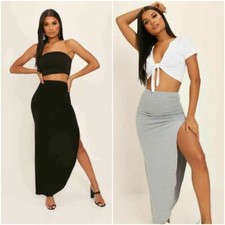 WOMENS LADIES RUCHED SIDE