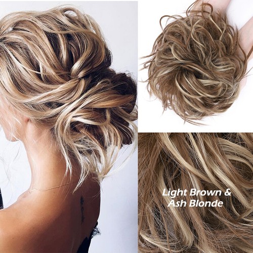 Curly messy bun - messy, piece