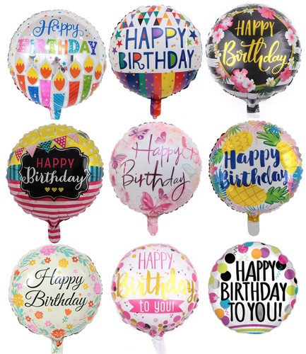 18inch happy birthday round - 18inch,