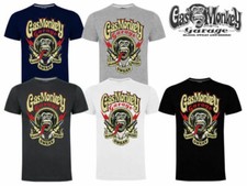 Gas Monkey Garage T-Shirt Official GMG Spark Plugs Logo  Blood Sweat and Beers 
