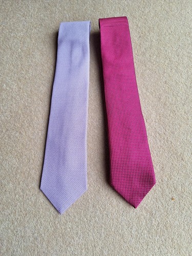 Two silk ties lewin and - silk, t