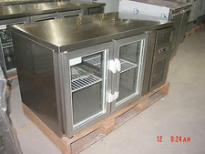 S.S  2 DOOR BENCH REFRIGERATOR