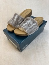 Hotter Faux Fur Slippers UK7