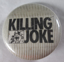 Killing Joke Vintage 1980s US 32mm Pin Button Badge Post Punk New Wave