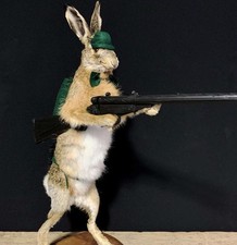 Vintage Mr Hare with rifle  -