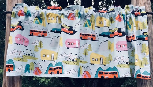 Camper valance retro camping - camper,