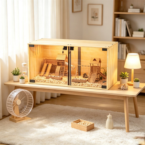 Ventilated glass wooden - ventilated,
