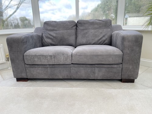 Dfs genuine leather - leather, grey