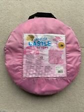 Trespass Fairytale Castle 130x105cm UV Protection Camo Playtent - Pink