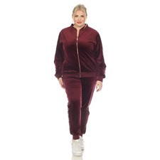 Plus Size 2-Piece Velour with