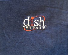 Vintage Dish Network Logo Blue