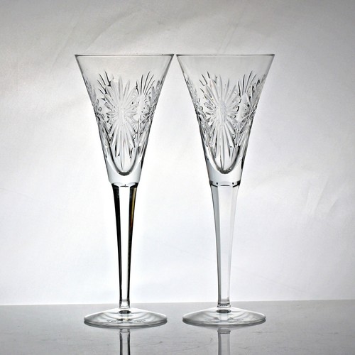 Pair waterford crystal - of,