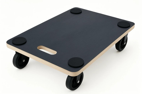 200kg wooden dolly trolley - 200kg,