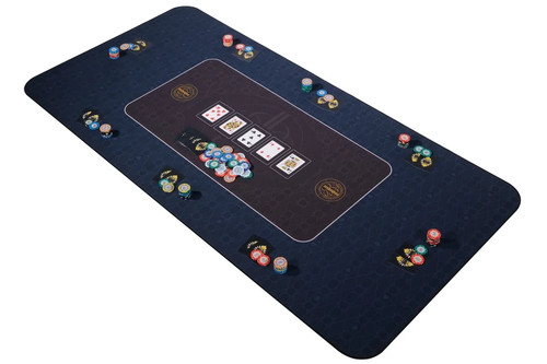 Riverboat broadway poker mat - riverboat,
