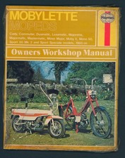UNUSED OLD STOCK Mobylette 50 Mopeds (1970's) Haynes Service Repair Manual FW68