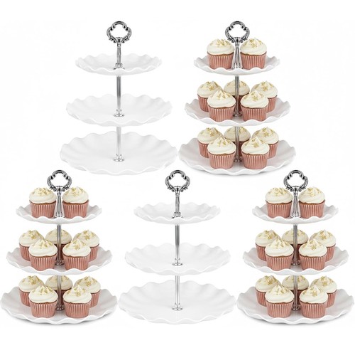 Large silver tier cupcake - large,