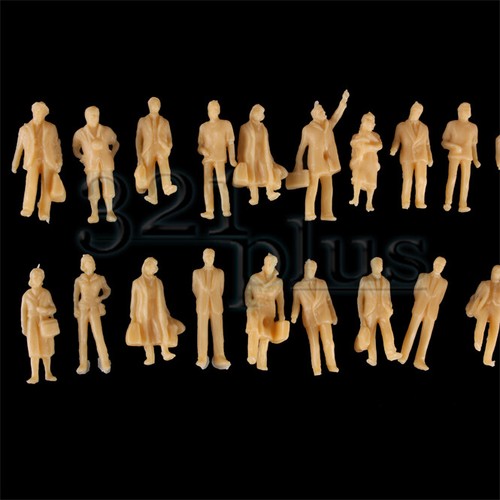 100 pcs scale figures - 100,
