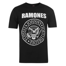Ramones T-Shirt Presidential Seal Band Official Black New
