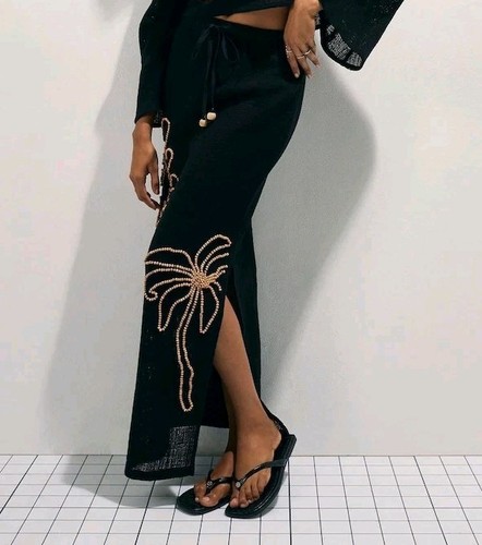 River island black beaded - island,