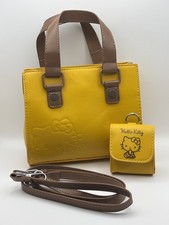 Hello Kitty Yellow Handbag & Coin Purse Handbag Crossbody Bag 