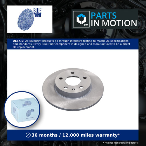 Brake discs pair solid fits - brake,
