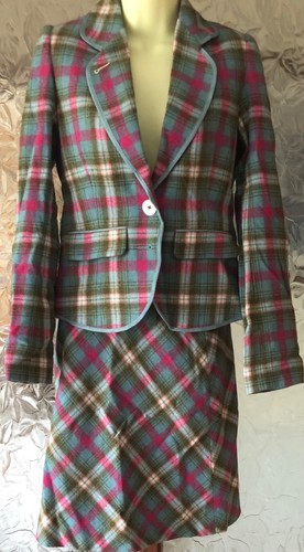 Ness tweed jacket skirt suit - tweed,