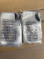 Coin Bags Money Cash Denominated Bank Sterling Pence Strong Plastic Count 500