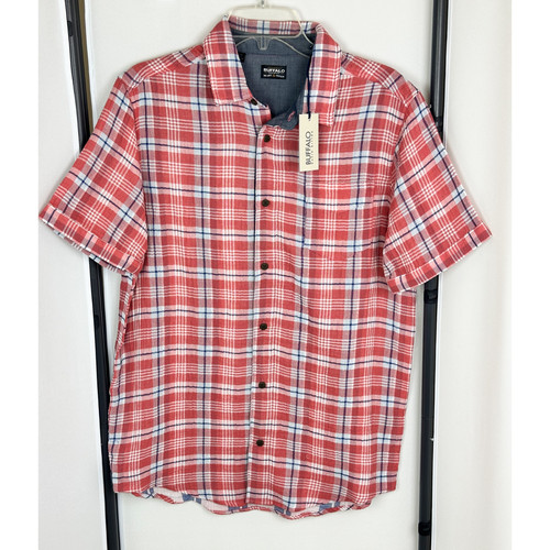 Western men plaid button - western,