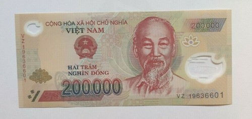 200 000 vietnamese dong - 200,000,