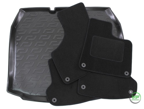 Combo set car mats boot - set, +