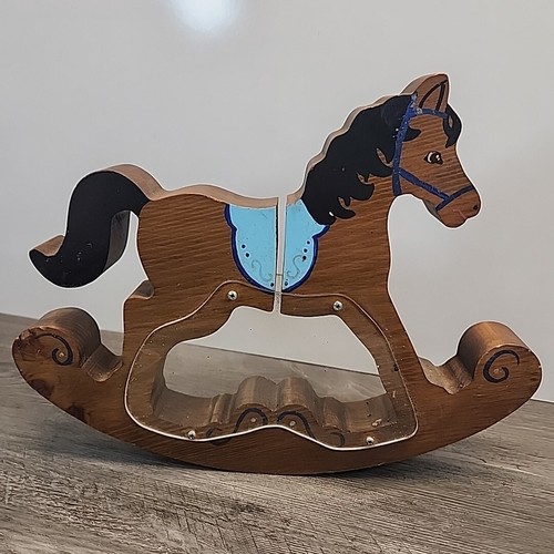 Wooden rocking horse handmade - horse,