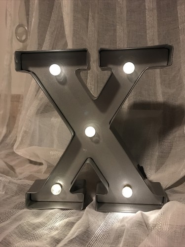Light marquee letter x - light,