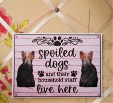 Yorkshire Terrier Dog Sign