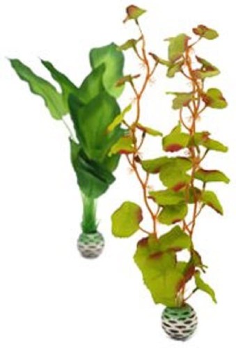 Aquarium silk plants - silk,
