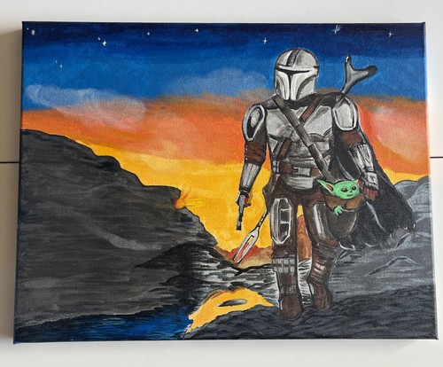 Hand painted mandolorian - hand,