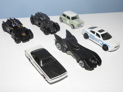 Hot wheels batman arkham - batman, 6x