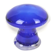 Vtg Art Glass Mushroom