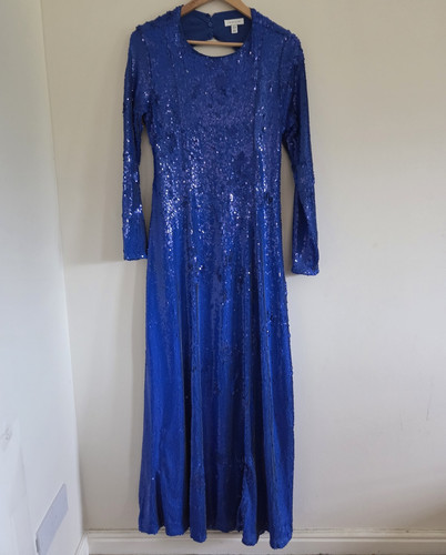 Topshop cobalt blue sequin - blue,