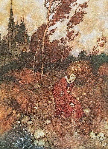 Edmund dulac mounted vintage - edmund,