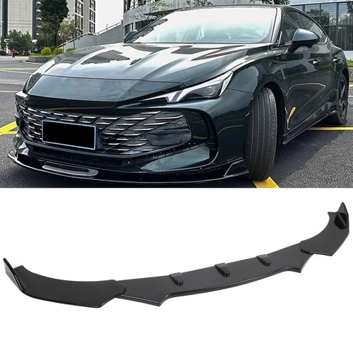 Glossy black front bumper - bumper, lip
